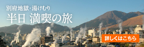 別府地獄・湯けむり 半日 満喫の旅
