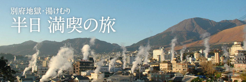 別府地獄・湯けむり 半日 満喫の旅